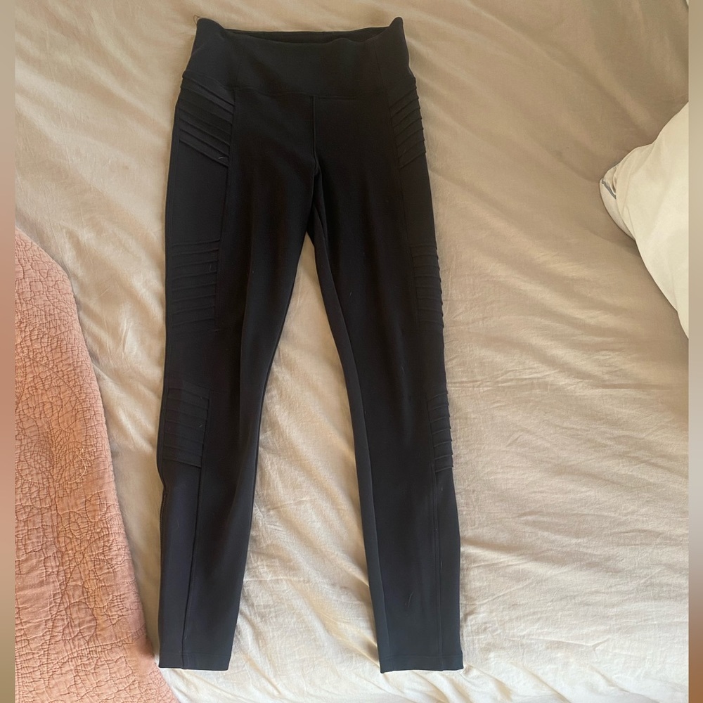 Athleta Moto tights , black, small